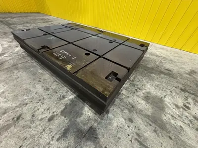 60" X 90.5" X 13" T SLOTTED FLOOR PLATE: STOCK 11835