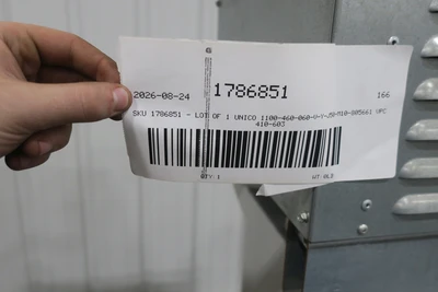 Used UNICO 1100-460-060-V-Y-J50-M10-805661 Resistors Ohio US | Aucto #1396660