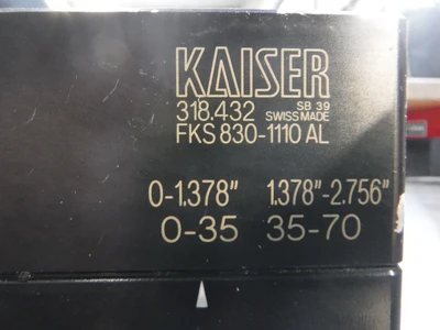 Kaiser BIG BT50 Aluminum Boring System 830mm - 1110mm Range 10.328.213 (LOC338A)