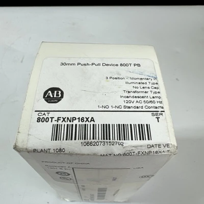 NEW Allen-Bradley 800T-FXNP16XA