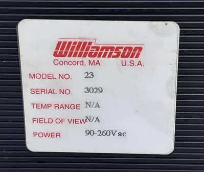 Used WILLIAMSON 23 Misc Electrical & Power Parts Ohio US | Surplus Asset Holdings #1236570