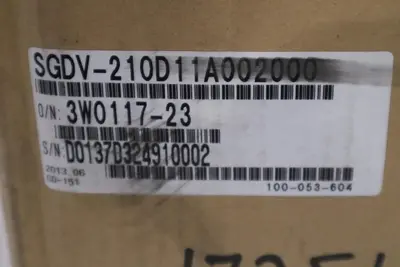 YASKAWA Electric SGDV-21011A002000 SERVOPACK SGDV-210D11A NEW DRIVE STOCK H814