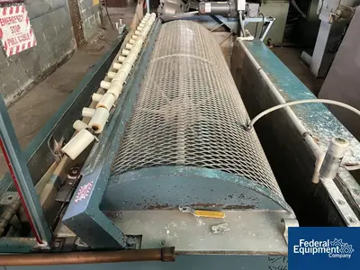 USED DABsco Equipment Inc DABsco Rotary Drum Strip Cooler, Model 9604