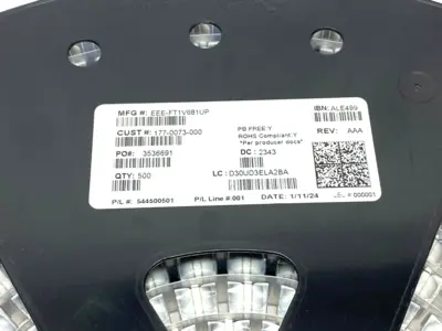 New | in-Stock Panasonic Aluminum Electrolytic Capacitors Capacitors Michigan US | Maverick Industrial Sales #1494812