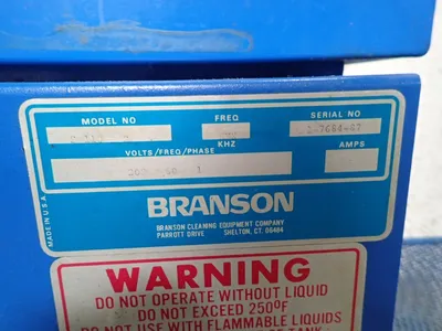 Used BRANSON C 110 RC Parts Washers Ohio US | HGR 24 #729305