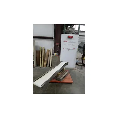 Used 12" wide X 7'-9" Stainless Steel Belt Conveyor