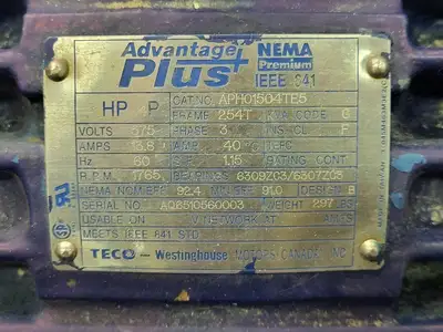 USED TECO-WESTINGHOUSE APH01504TE5