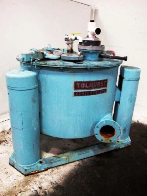 Tolhurst 40 x 24 perforate basket centrifuge, SS.