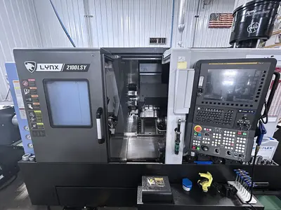 Used 2024 Doosan Lynx 2100LSYB CNC Lathes Iowa US | Machine Tool Bids #1470209
