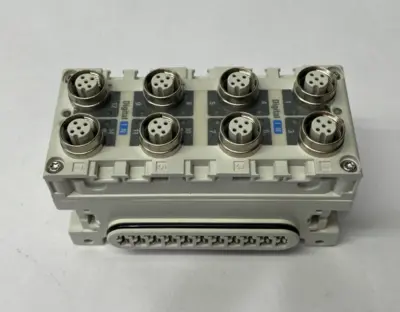 Used SMC Serial Interface Digital Input Unit (16), PNP, 8 x M12 PLC Processors Michigan US | Maverick Industrial Sales #1389165