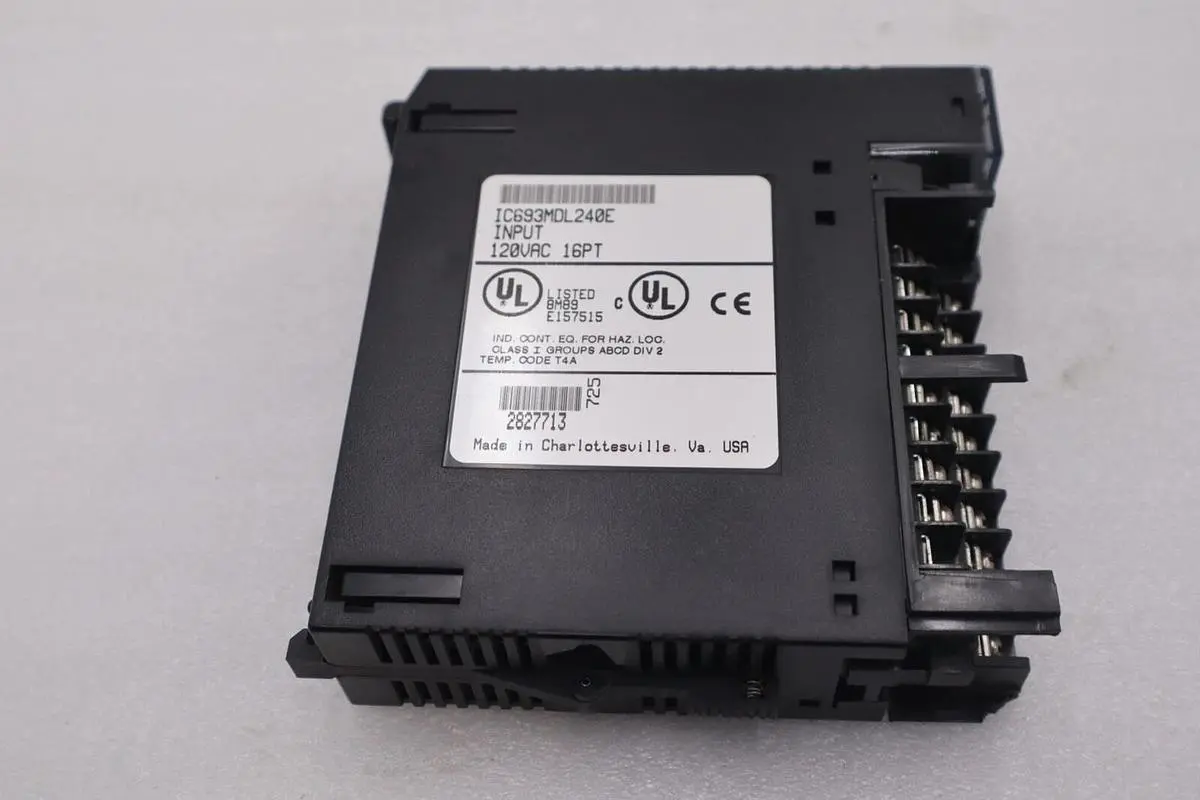 GE FANUC IC693MDL240 INPUT MODULE 16PT 120VAC STOCK #L-558-C