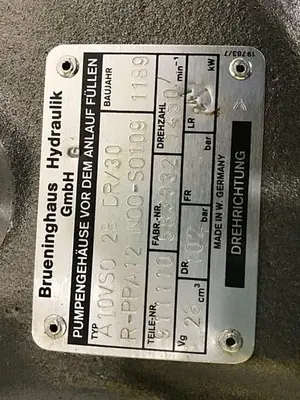 USED BRUENINGHAUS HYDRAULIK A10VSO28DR/30R-PPA12N00-S0109