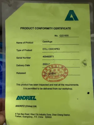 2022 ANDRITZ D7LLC60CHFPE2 Centrifuge - Decanter | Perry Equipment (6)