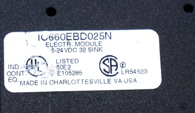 GE FANUC IC660EBD025F SINK I/O MODULE