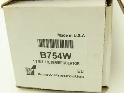 Arrow Pneumatics B754W Pneumatic Air Filter-Regulator 250PSI 1/2"NPT 40 Micron