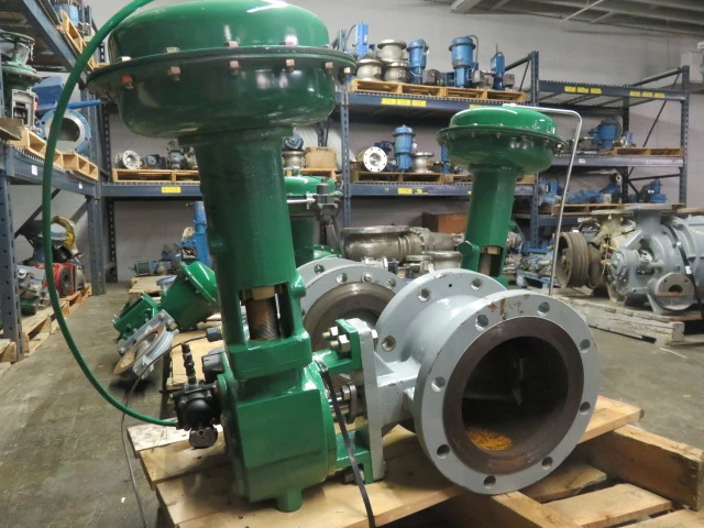 Fisher 8" V150 V-Ball Control Valve , material wcc/316ss