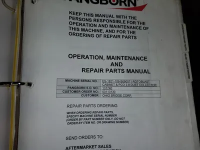USED PANGBORN ES-1821-109