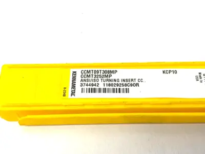 NEW KENNAMETAL SCREW-ON POSITIVE INSERTS CCMT09T308MP
