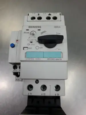 USED Siemens 3RV1031-4AA10 Circuit Breaker w/3RT1033-1B..0 Contactor