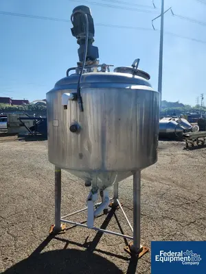 USED Crepaco 200 Gal Crepaco Mixing Tank, Jacketed 50#