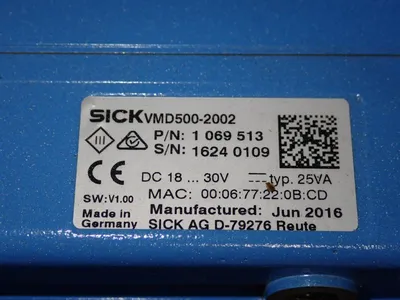 Used 2016 SICK VMD5002002 Laser Scanners Ohio US | HGR 24 #798848