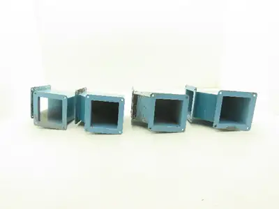 Wiegmann JWL904 4"x 4" Wireway 90° Elbow Feed-Through Lot of 4