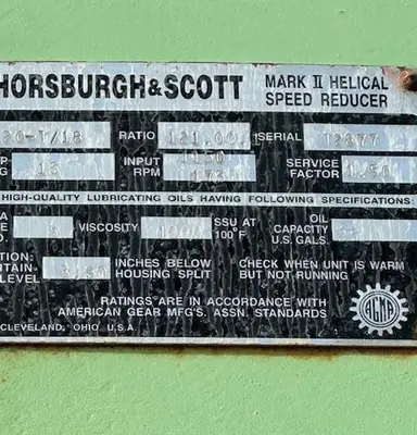 Used HORSBURGH & SCOTT 20T/18 Speed Reducers | Surplus Asset Holdings #1204447