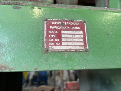 USED DAVIS STANDARD 350H III