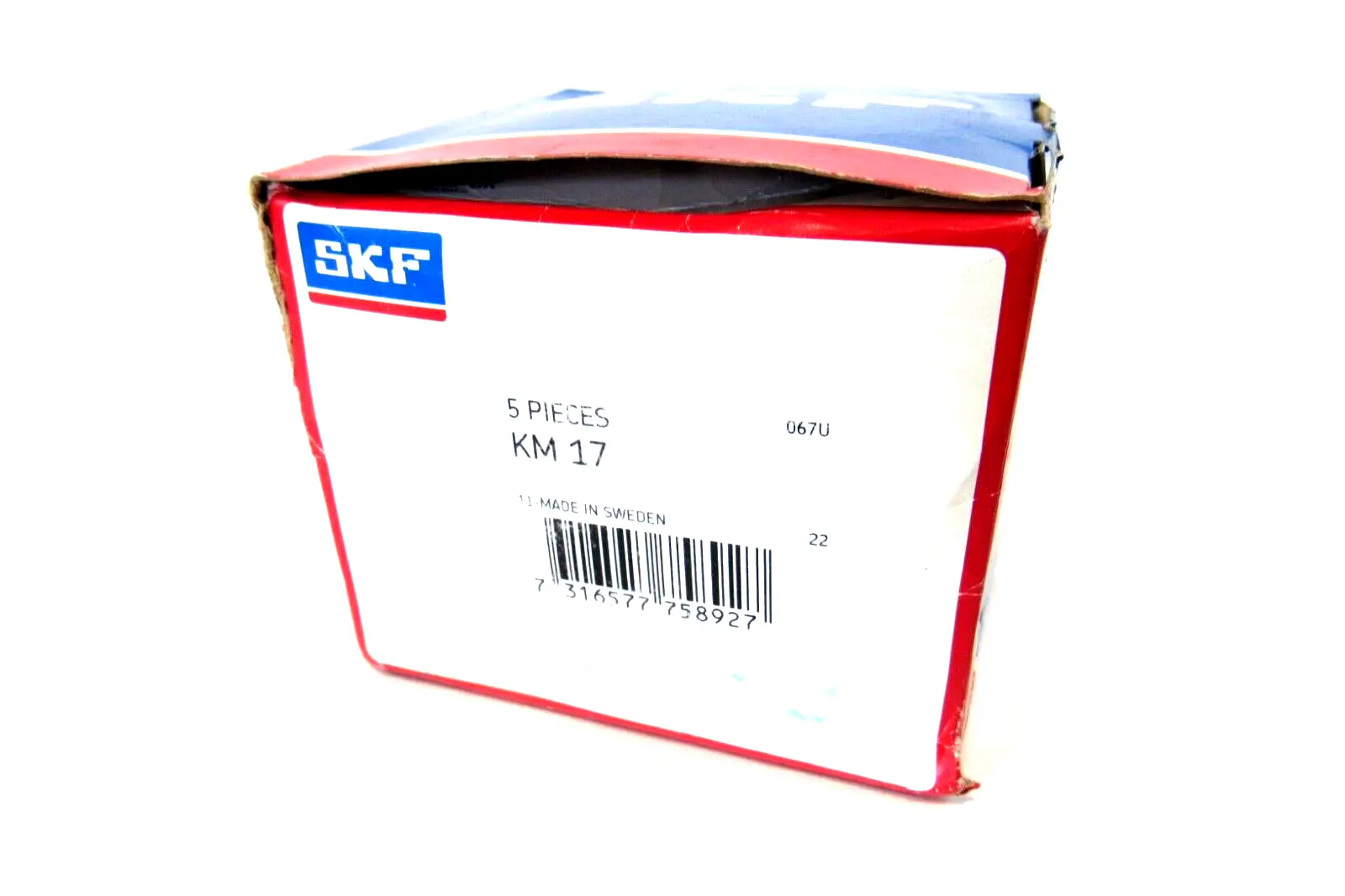 BOX OF 5 NEW SKF KM-17 LOCK NUT KM17