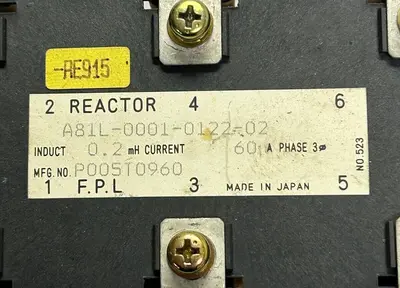 Used FANUC A81L-0001-0122-02 Miscellaneous Equipment (Electrical & Power) | Surplus Asset Holdings #1196459