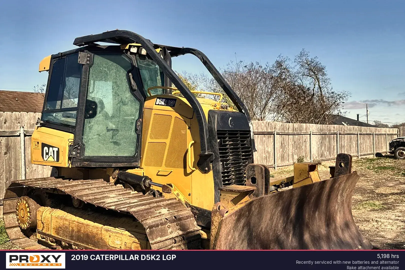 Used 2019 CATERPILLAR D5K2 LGP Bulldozers Texas US | Proxy Equipment #1382955