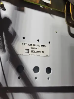 USED SQUARE D MODEL 6