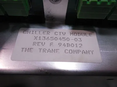 Trane X13650450-03 Chiller CTV Module Rev. F Used