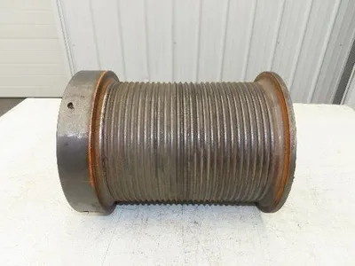 P&H Cleveland Tramrail 1 Ton Bridge Crane Hoist Cable Reel Drum 27' Lift