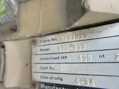 USED 1984 CUMMINS NTC-400