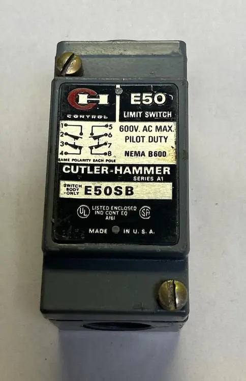 Used CUTLER-HAMMER E50SB Miscellaneous Equipment (Electrical & Power) | Surplus Asset Holdings #1200167