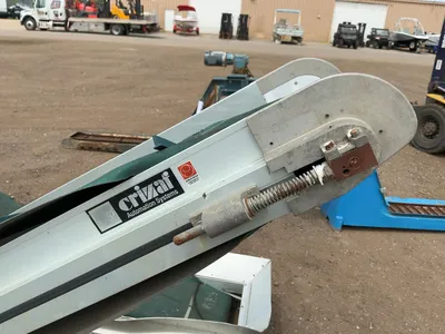 (3) Crivaf Automation Belt Conveyors, Aluminum Frame, no motors, need work, longest is approx. 140”