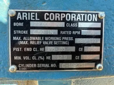 USED ARIEL JGC
