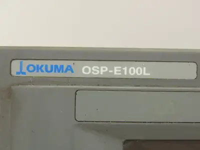 Okuma OSP-E100L Operator Control Panel PNL-E10I Monitor Assy LU-25 CNC Lathe