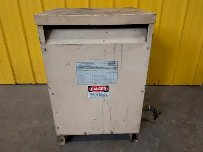 51 KVA POWERTRAN 460 TO 460Y/266 VOLT ELECTRIC TRANSFORMER: STOCK #10822