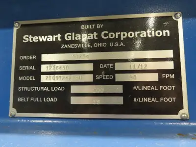 Stewart Glapat 2169T24FB-U 21'-69' Adjustoveyor Telescopic Conveyor 24"Belt 480V