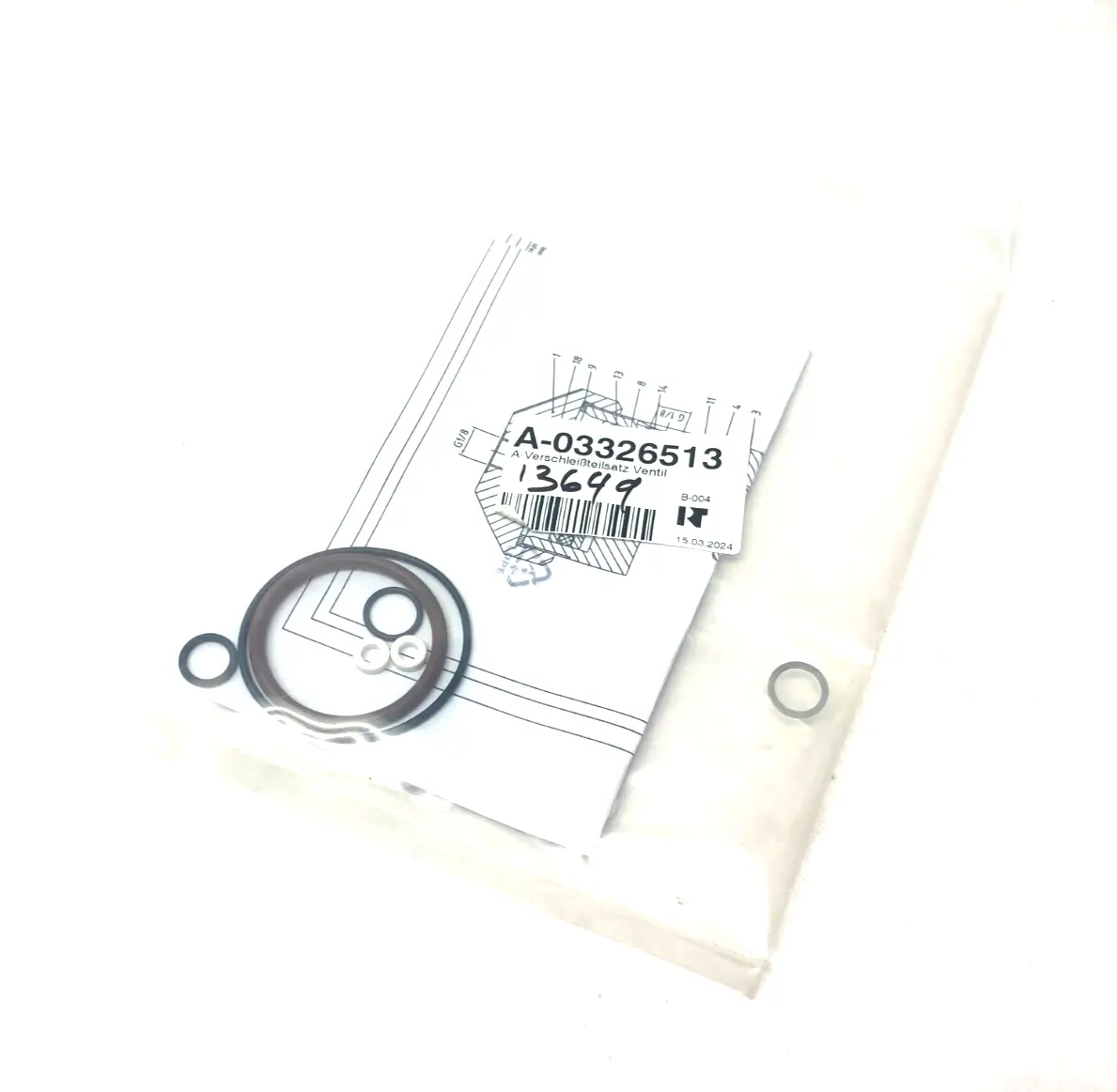 NEW REINHARDT-TECHNIK VALVE SEAL/WEAR KIT