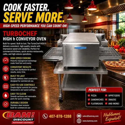 Used TURBOCHEF HCS 1618 Conveyor Ovens Florida US | BAM Discount Restaurant Equipment #1229854