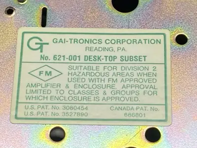 USED GAI-TRONICS GAI-TRONICS 621-001