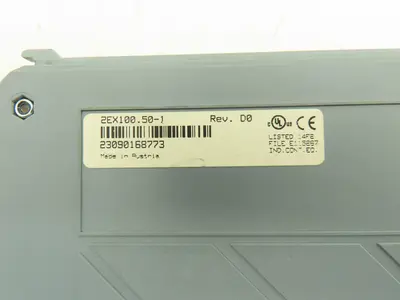 B&R Automation 2EX100.50-1 EX 100 Bus Controller Module Rev DO