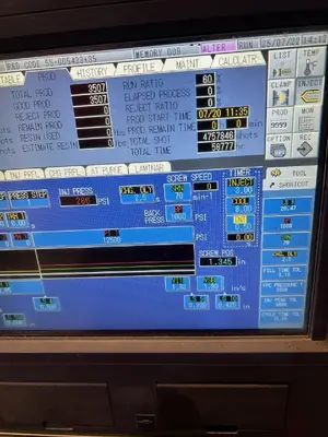 2016 TOSHIBA ECM240NV30-2Y-2Y 2-COLOR Injection Molding Horizontal/Vertical | Machinery Network (2)
