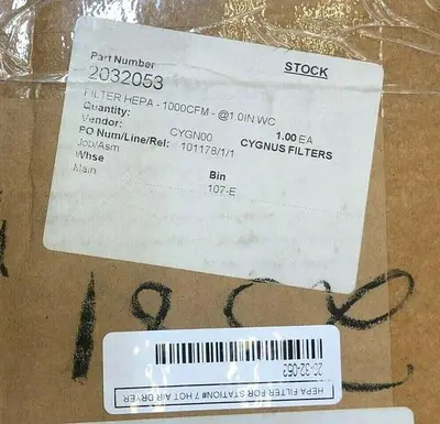 FILTER HEPA 1000 CFM AIRGUARD NS44474-001-1211-0021