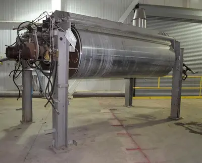 Dryer, Drum, Double, 42" x 120", Chrome, Buffalo Technologies, 160 PSI #D745511