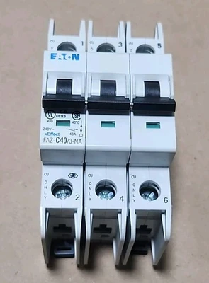 NEW Eaton FAZ-C40/3-NA