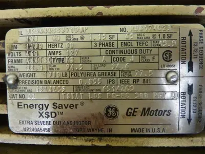 USED GENERAL ELECTRIC / GE 5KS444SS371D8P